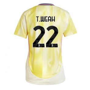 Juventus Timothy Weah #22 Gostujuci Dres za Ženska 2024-25 Kratak Rukavima